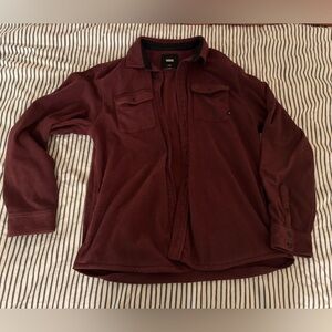 Vans Men's Burgundy Shirt Jacket